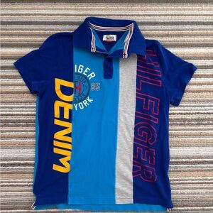 Early 2000’s Tommy Hilfiger Denim Colorblock Polo